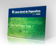 Cartão de débito BNU Timor